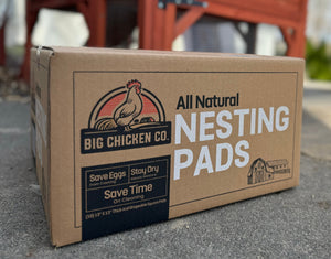 Nesting Pads | Natural Excelsior Aspen Fiber Poultry Bedding Nest Liner | 13 x 13 Inches | Pack of 10