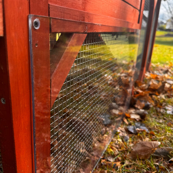 Weatherproofing panel kit for coops, ideal for winter and storm season flock protection