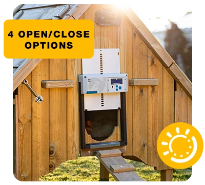 Chicken Guard 4 open/ close Options