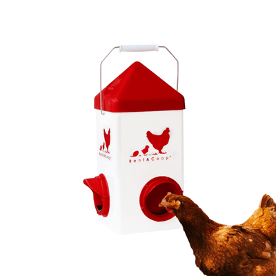 RentACoop Chick2Chicken 5lb 2-Port Feeder