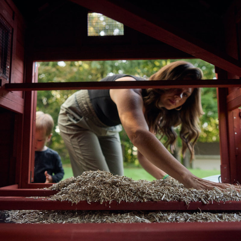Chicken Coop for 10 Chickens – Rhode Island Homestead Coop with Run Extension