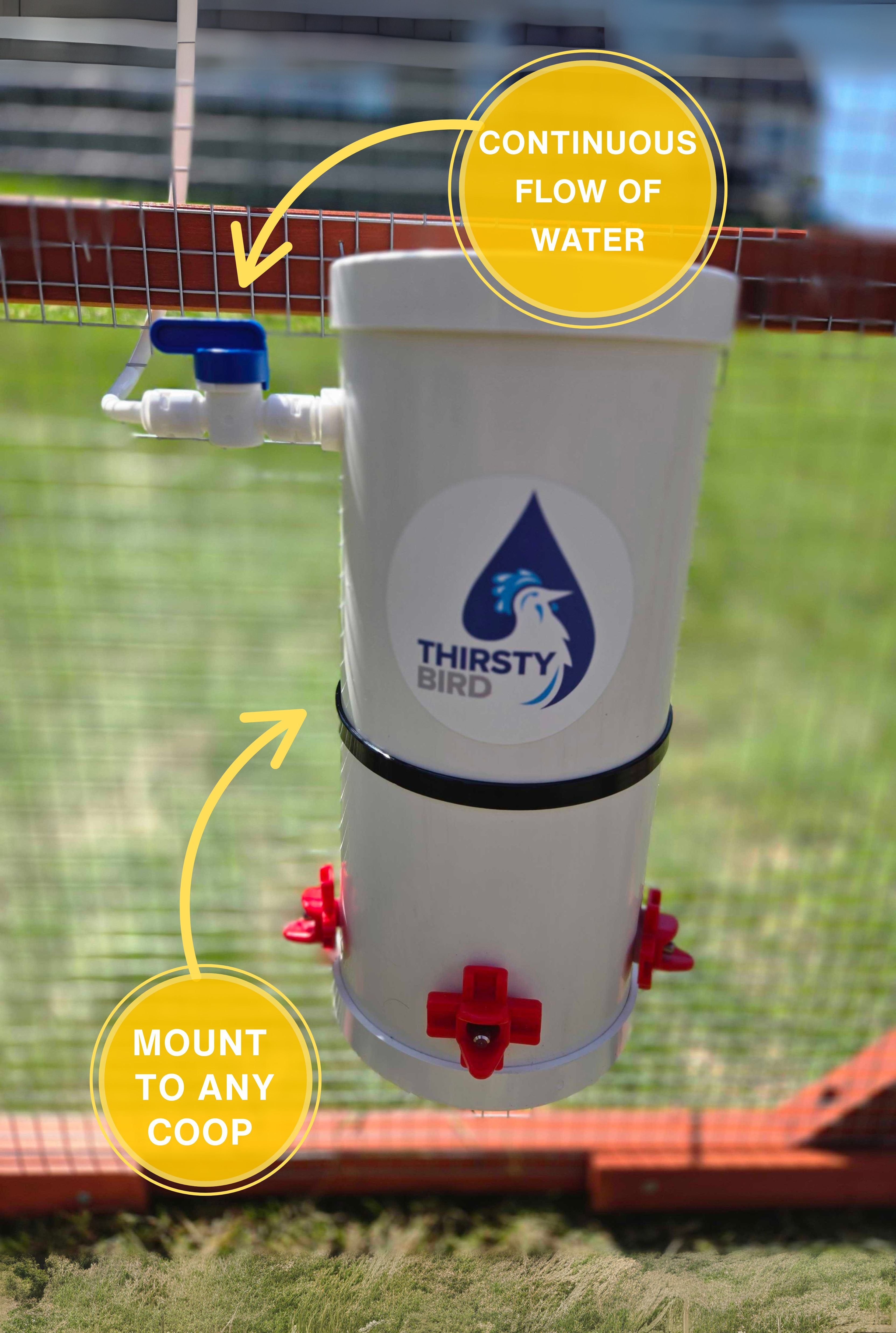 Best Chicken Waterer | Chicken Coop Water Dispenser - Free Shipping