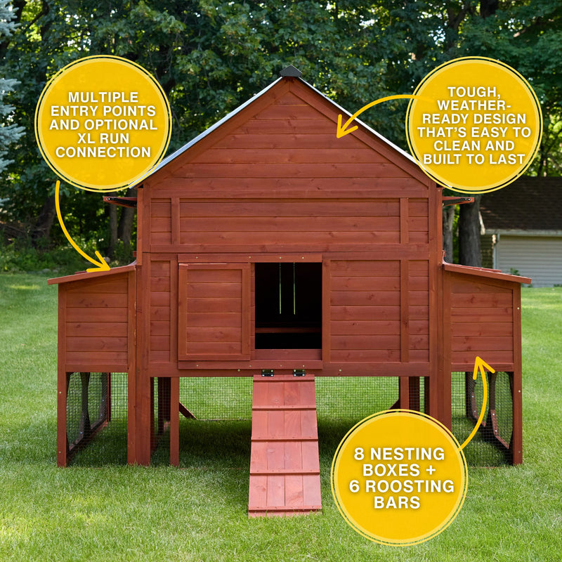 Chicken Coop for 15 Chickens – Brahma Chicken Coop