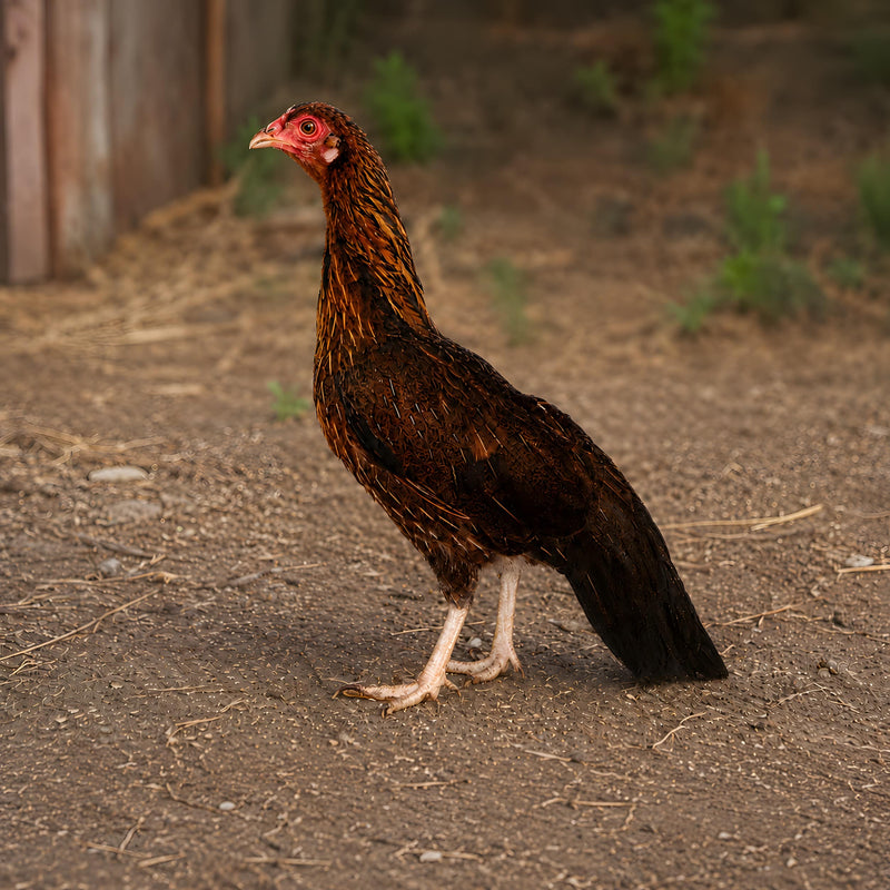 Black Breasted Red Cubalaya Bantam