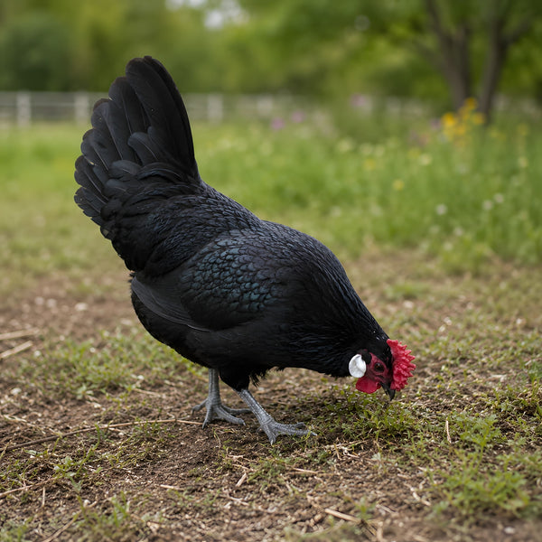 Black Rosecomb Bantam