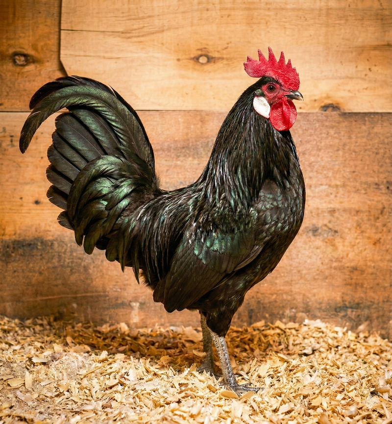 Black Rosecomb Bantam