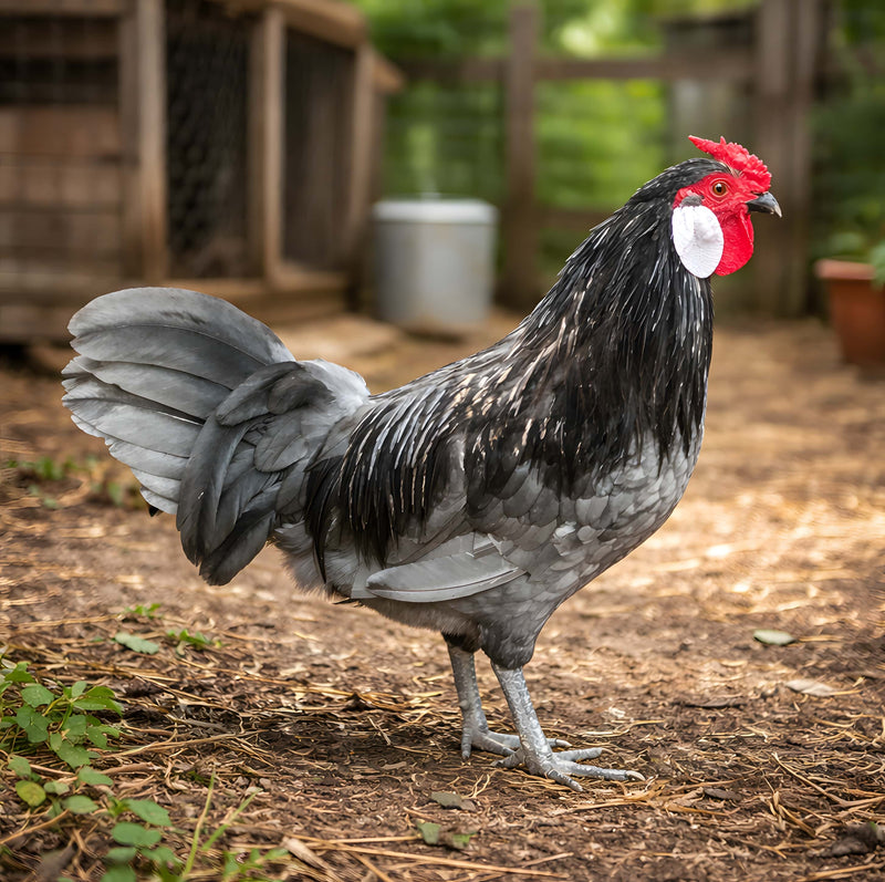 Blue Rosecomb Bantam
