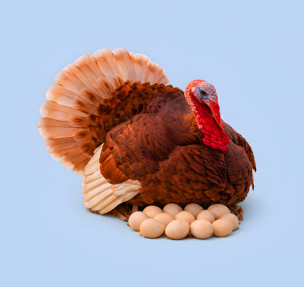 Bourbon Red Heritage Turkey Hatching Eggs