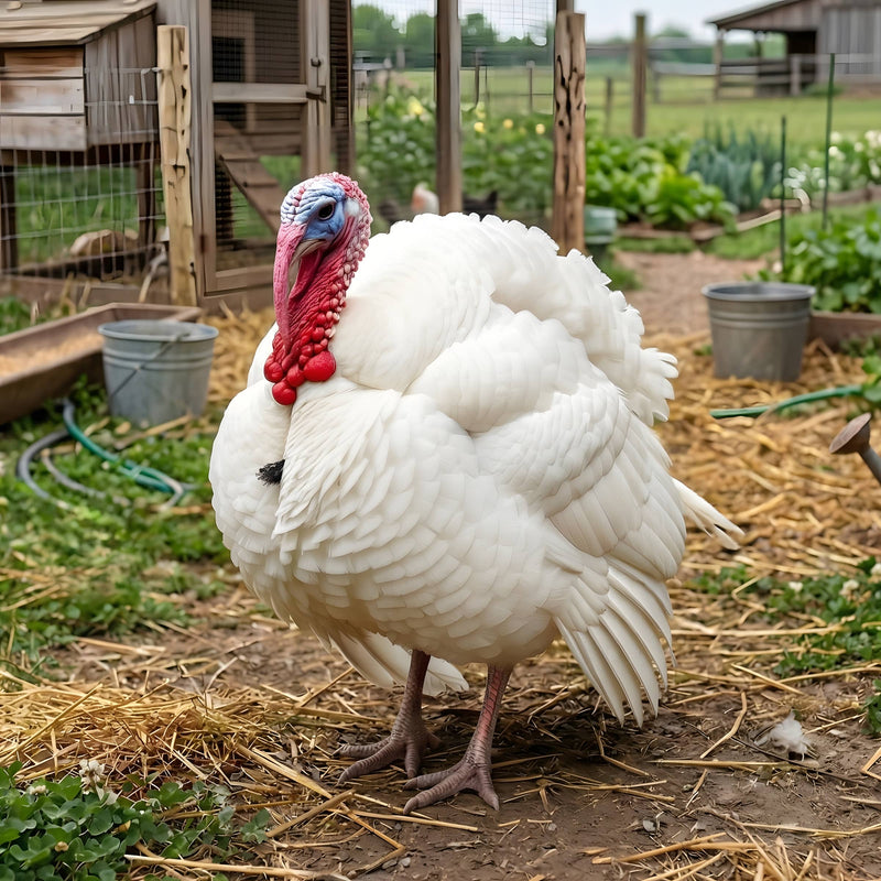 Broad Breasted White Turkey