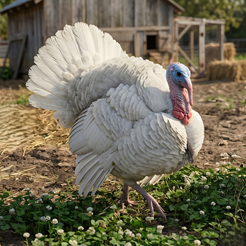 Broad Breasted White Turkey