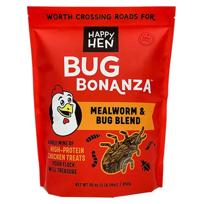 Bug Bonanza, a nutritious blend of dried insects for chickens