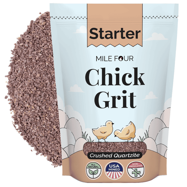 Chickens 0-8 Weeks Old, 100% Natural Mineral Chick Grit Quartz, Poultry Grit Digestive Aid, Mined in the USA, 50 lbs