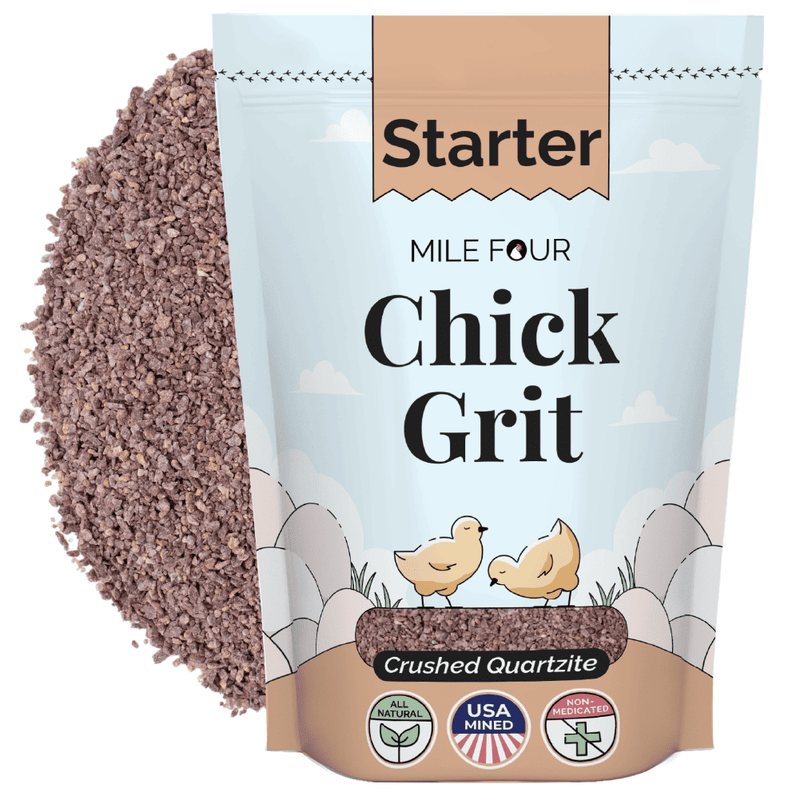 Chickens 0-8 Weeks Old, 100% Natural Mineral Chick Grit Quartz, Poultry Grit Digestive Aid, Mined in the USA, 50 lbs