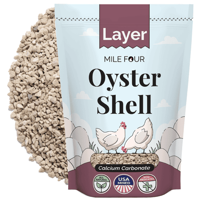 Chicken Calcium Supplement, 100% Natural Limestone Calcium Carbonate, Strong Eggshell and Bone Strengthening, 50 lbs