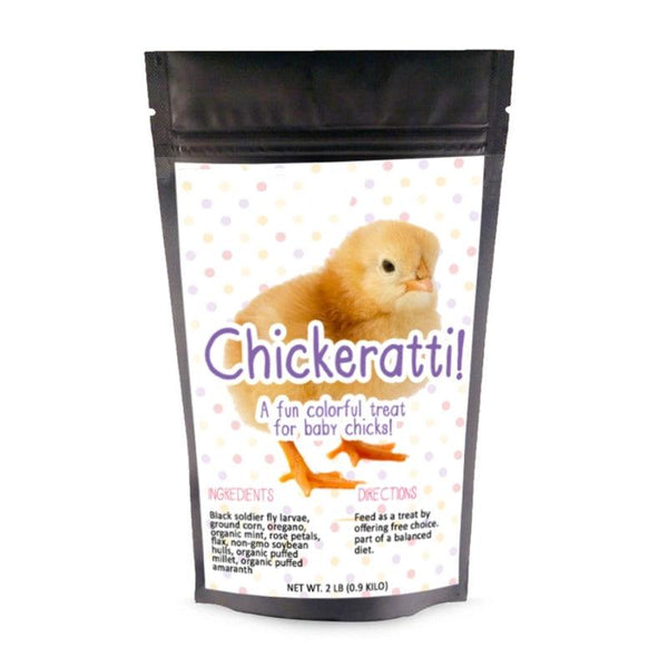 Chickeratti baby chick treat blend, natural mix for healthy growth and early bonding