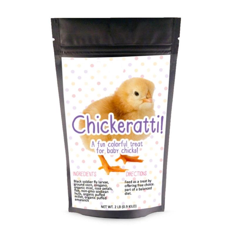 Chickeratti baby chick treat blend, natural mix for healthy growth and early bonding