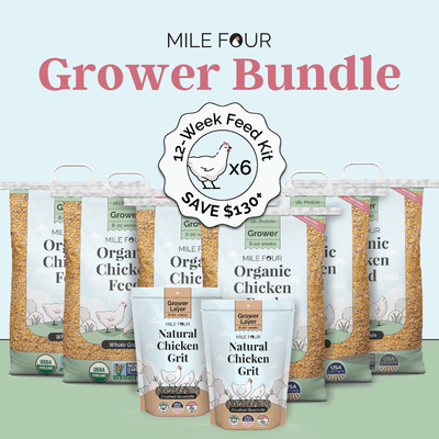 Get everything you need to grow your flock up healthy and strong! Grower Feed promotes healthy growth for happy, thriving chickens.