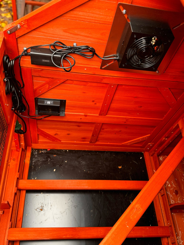 Coop Climate Control System - Smart Ventilation & Fan Controller System + Power Outlet