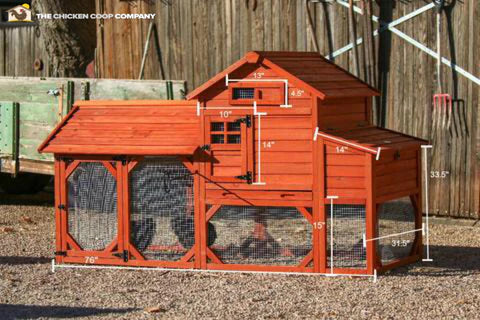 Leghorn chicken coop best Dimensions