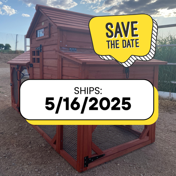 Chicken Coop for 4+ Chickens – Leghorn Cottage Chicken Coop