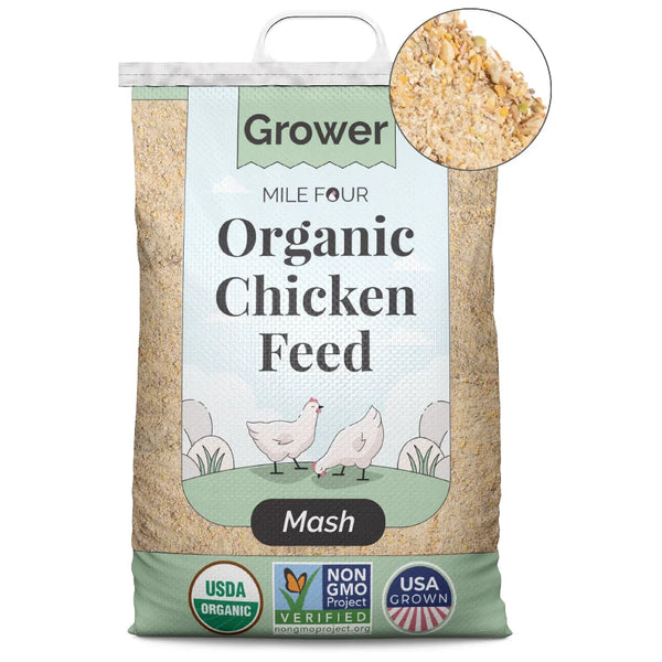ORGANIC FEED = ORGANIC EGGS: 100% of eggs will be organic & soy-free. Feeding chickens organic feed is the only way to get organic eggs. Sell eggs for more as organic