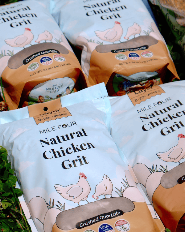 Helps break down and digest food since chickens don’t have teeth to start the process themselves.