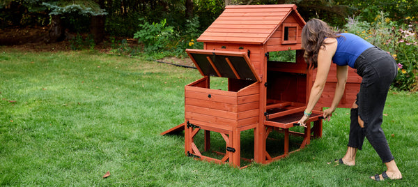 BUNDLE: Orpington Lodge Chicken Coop + Run Extension + Run Roof