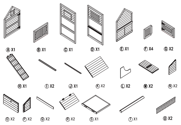 Orpington Lodge Replacement Parts