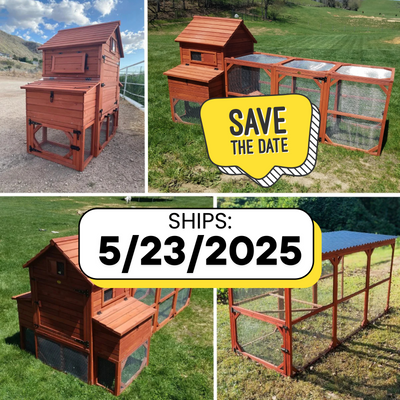 BUNDLE: Orpington Lodge Chicken Coop + Run Extension + Run Roof