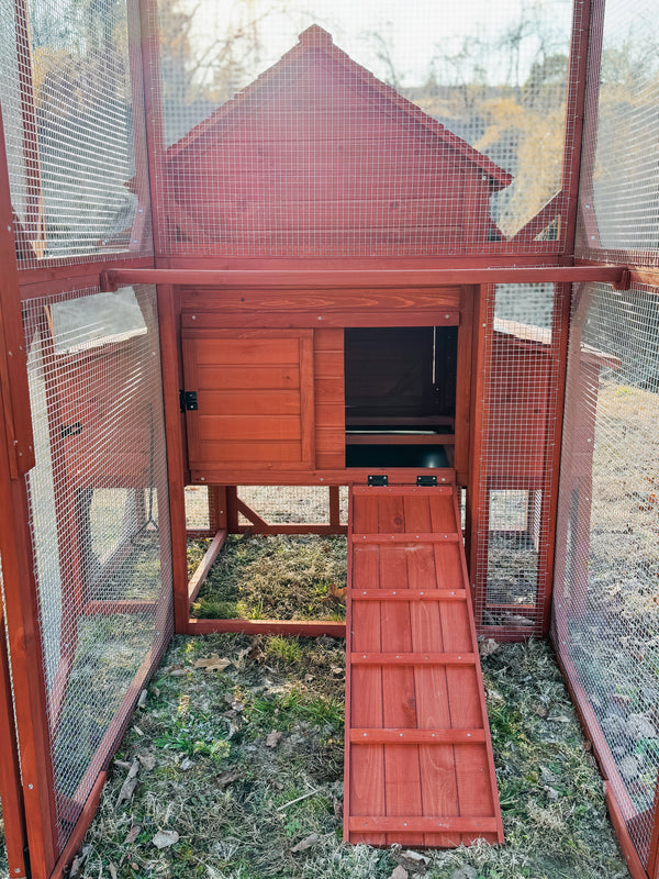 Orpington Lodge Chicken Coop with Run for 6+ Chickens. IN STOCK!!