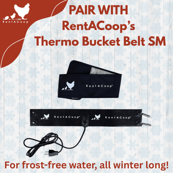 1 Gallon Chicken Waterer with 2 Auto-Fill Cups, Horizontal Nipples and Anti-Roost Cone