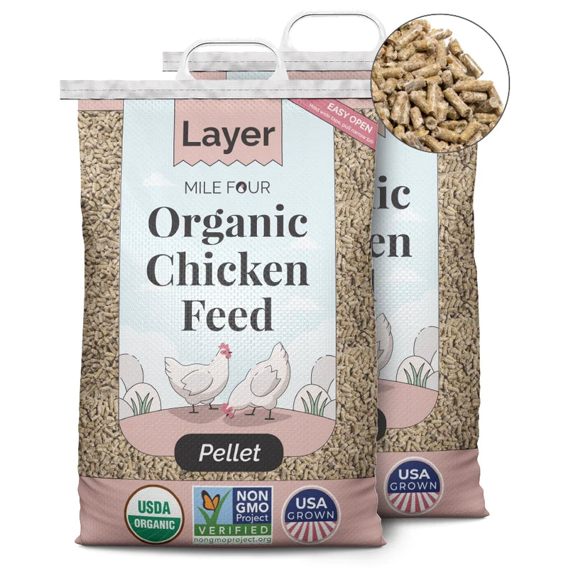 Complete ration for 20+ week old hens to support healthy chicks and their growth.
