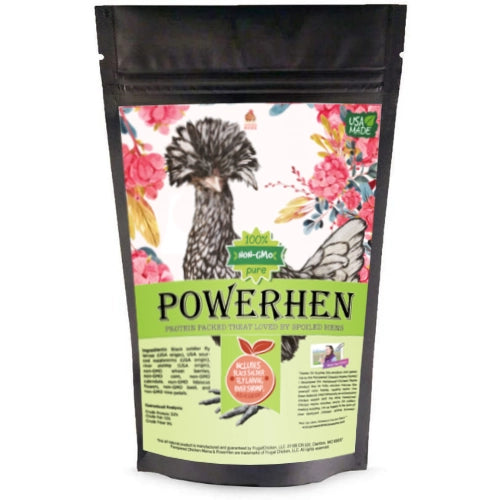 Powerhen High Protein Treat with Mealworms, Black Soldier Fly Larvae, & Herbs For Backyard Chickens