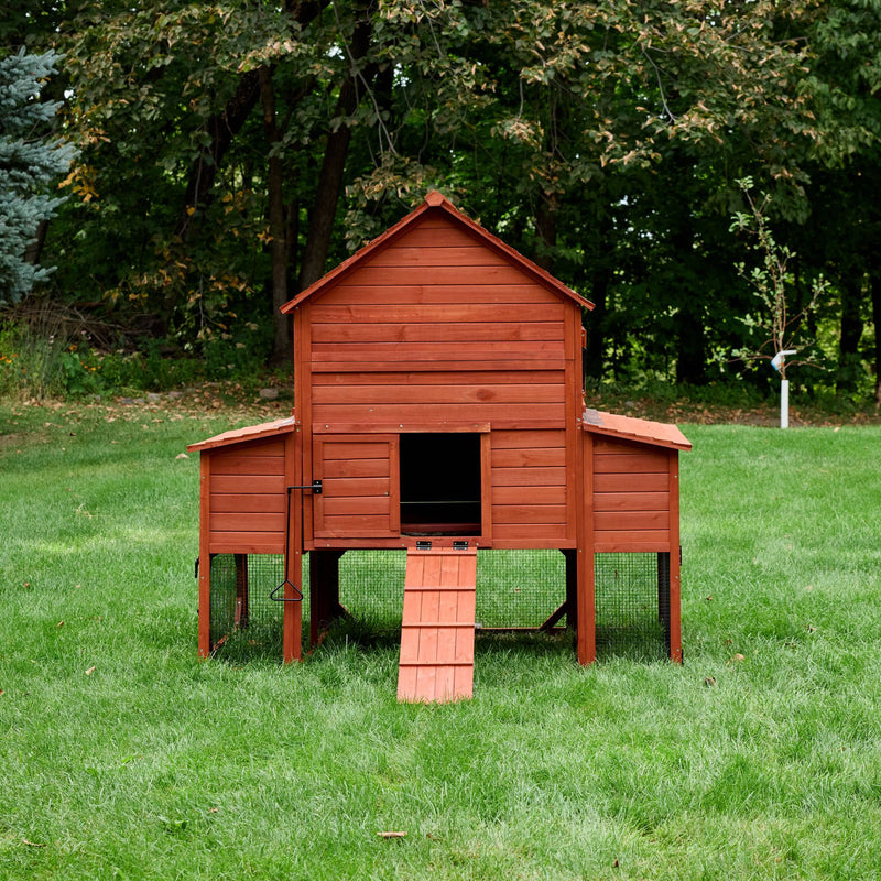 BUNDLE: Rhode Island Chicken Coop + Run Extension + Run Roof