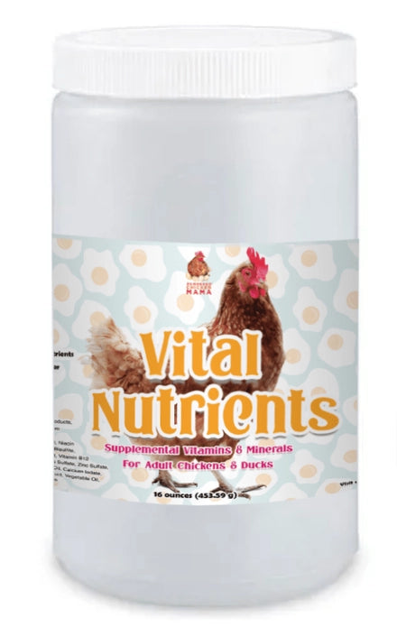 Vital Nutrients: Supplemental Essential Vitamins & Trace Minerals For Pet Chickens & Ducks