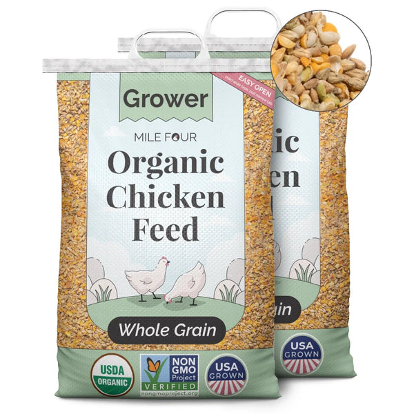 Deeper, golden yolks, stronger eggshells & more consistent egg production. High-quality chicken feed leads to more eggs that are larger & taste better