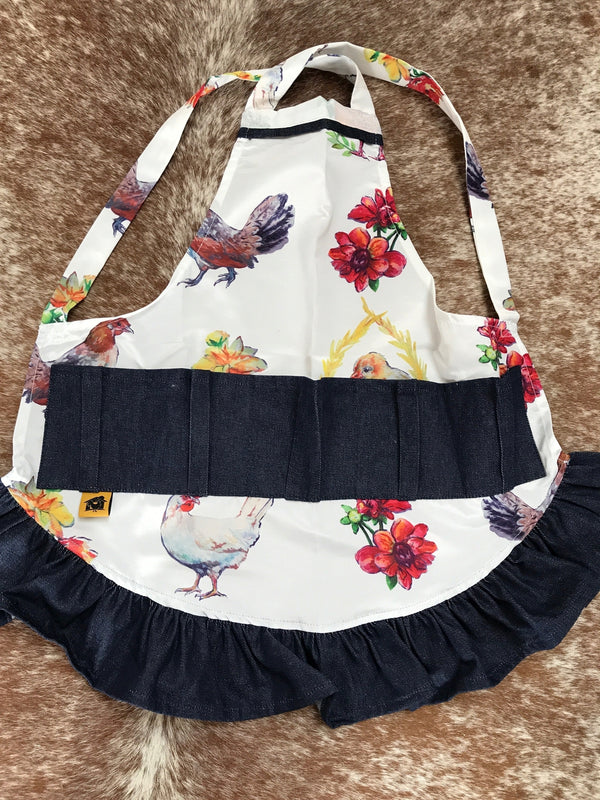 Apron - Full Length with Denim Trim