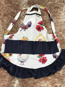 Apron - Full Length with Denim Trim