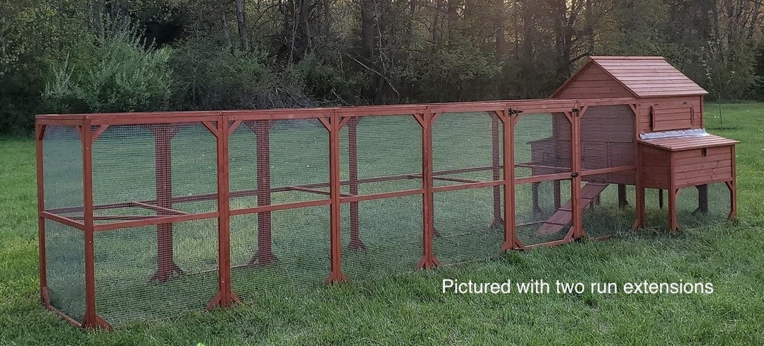 Rhode Island Homestead XL Chicken Coop and RUN extension 10+ Chickens IN STOCK!