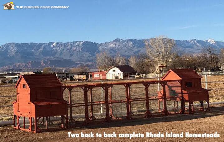 Rhode Island Homestead XL Chicken Coop and RUN extension.
