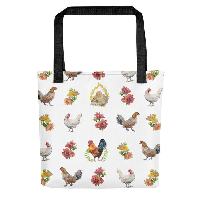 Navy Denim Egg Apron with Chicken Print Pockets - 14 Pockets Hand Sewn –  The Chicken Coop Company